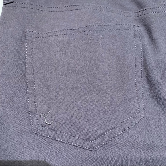 KUT from the Kloth Mia Toothpick Skinny Stretch Ankle Pants, Dark Grey Size 10 - Picture 6 of 13